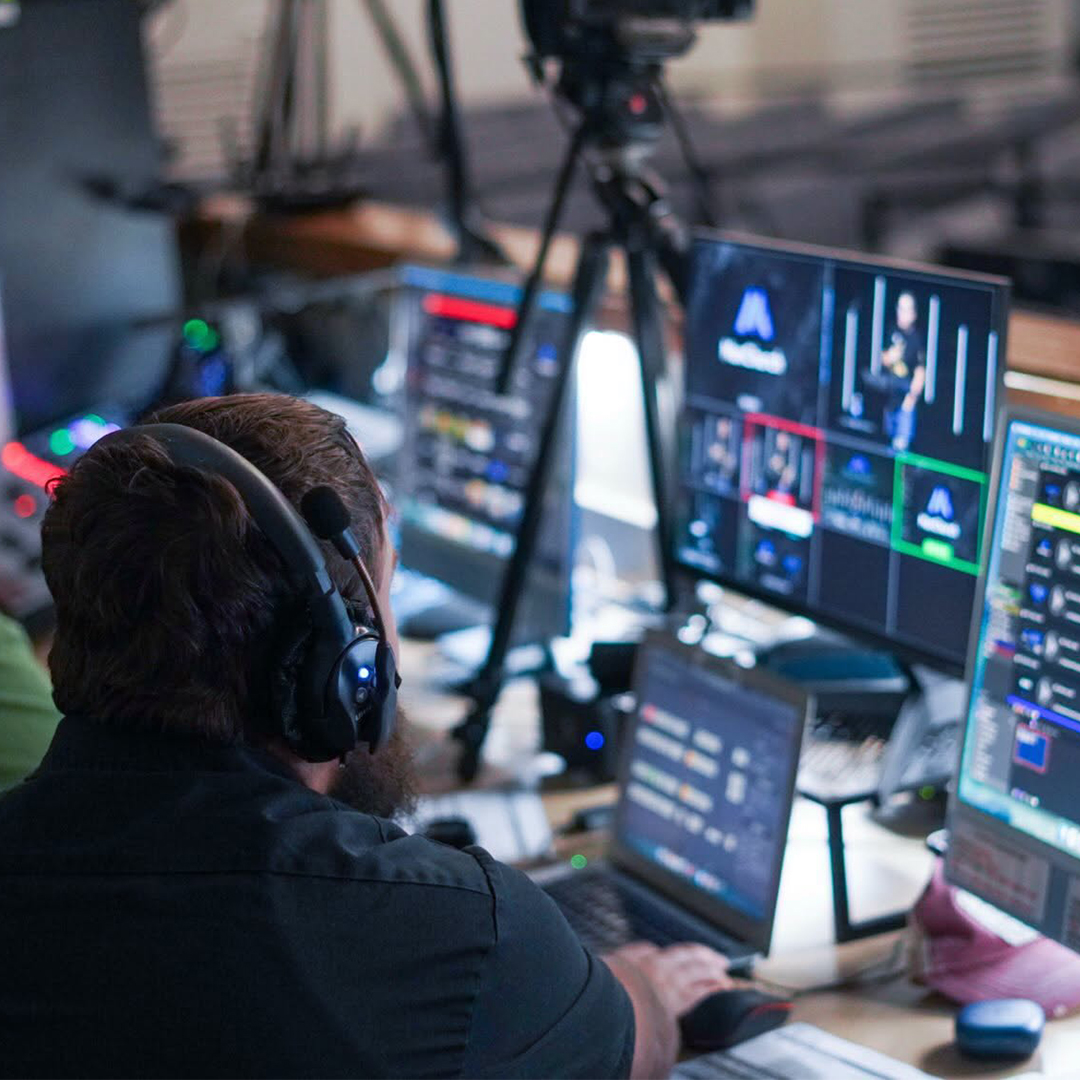Equipo de producción detrás de escena